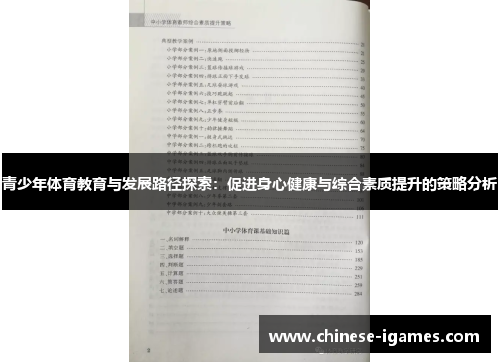 青少年体育教育与发展路径探索：促进身心健康与综合素质提升的策略分析